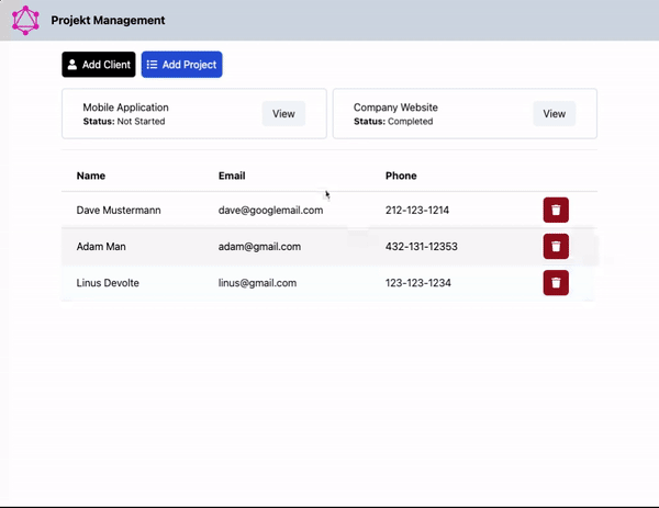 Project Mangement App